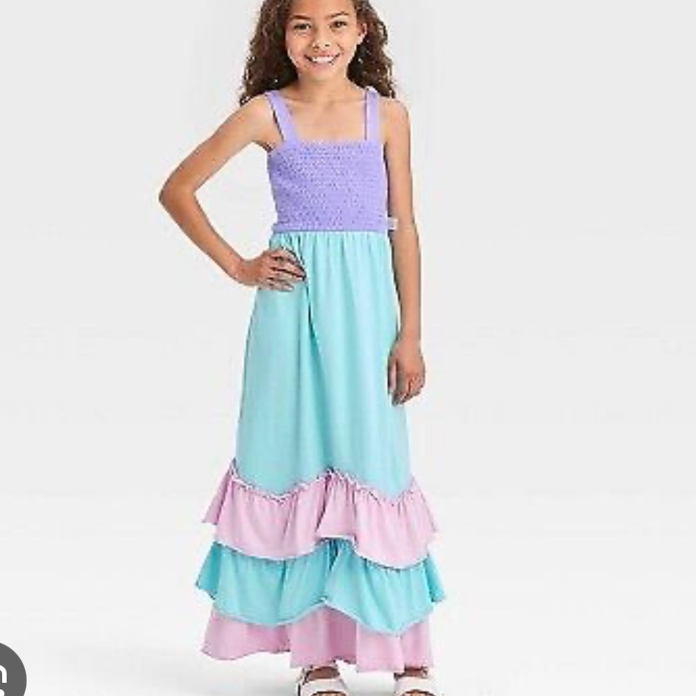 The little mermaid maxi dress